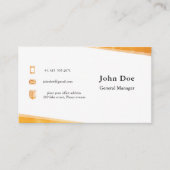 Einzigartige Visitenkarte (Vorderseite)