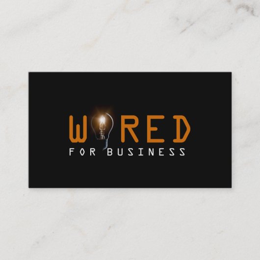 Einzigartige Visitenkarte (Vorderseite)