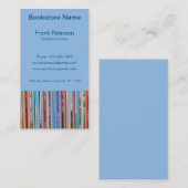 einzigartige Visitenkarte der Buchhandlung (Vorne/Hinten)