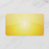 Einzigartige Visitenkarte des gelben Kosmetologen (Rückseite)