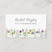 Einzigartige Visitenkarte für Wasserfarben (Vorderseite)