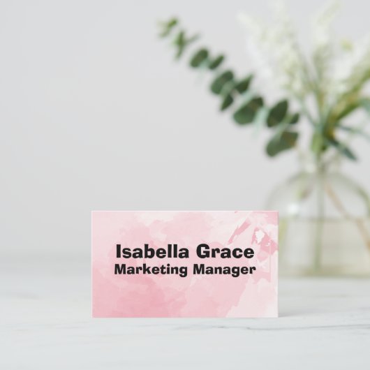 Einzigartige Visitenkarte mit qr Code (Stehend Vorderseite)