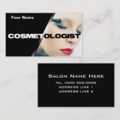 Einzigartige Visitenkarten des Kosmetologen Visitenkarte (Vorne/Hinten)