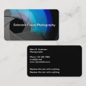 Einzigartige Visitenkarten für das Thema Fotografi Visitenkarte (Vorne/Hinten)