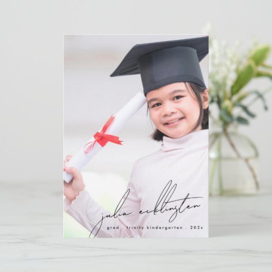 Einzigartige Vorlage Foto Kindergarten Abschluss C (Stehend Vorderseite)