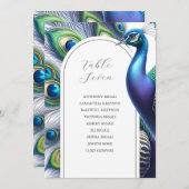 Einzigartige Vorlage für Pfauenhochzeiten (Vorne/Hinten)