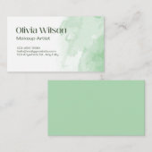 Einzigartige Wasserfarbe Moderne Visitenkarte (Vorne/Hinten)