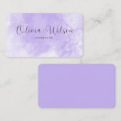 Einzigartige Wasserfarbe Moderne Visitenkarte (Vorne/Hinten)