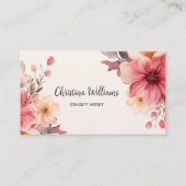 Einzigartige Wasserfarbe Visitenkarte (Vorderseite)