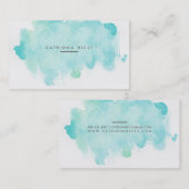 ★ einzigartige Wasserfarbe Visitenkarte (Vorne/Hinten)
