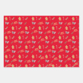 Einzigartige Wasserfarben Muster Geschenkpapier Set (Vorderseite 3)