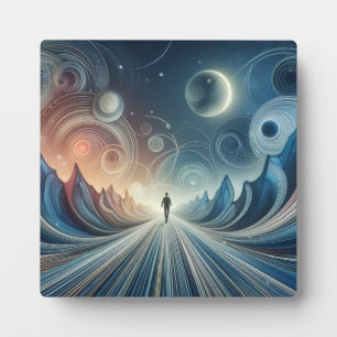 Einzigartige Wege Fotoplatte