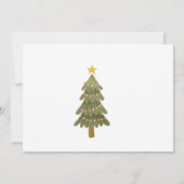 Einzigartige Weihnachts-Geburtstagsparty Foto Einladung (Rückseite)