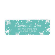 Einzigartige Weihnachts-Snowflake-Scatter-Adresse