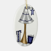 Einzigartige Weihnachtsbaumverzierung Keramikornament (Rechts)