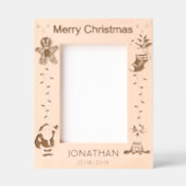 Einzigartige Weihnachtsgeschenke zum Geburtstag In Geätzte Rahmen (Vorderseite)