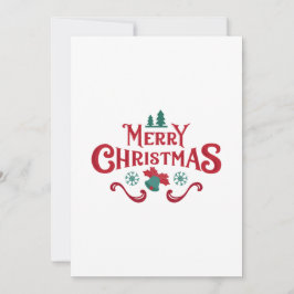 Einzigartige Weihnachtskarte Feiertagskarte