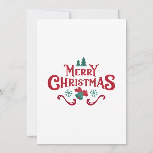 Einzigartige Weihnachtskarte Feiertagskarte (Vorderseite)