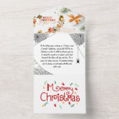 Einzigartige Weihnachtskarte - Fügen Sie Ihre Nach All In One Einladung (Innen Boden)