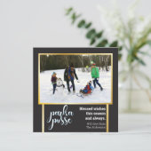 Einzigartige Weihnachtskarte 🎄 Parka Posse Festiv Feiertagskarte (Stehend Vorderseite)