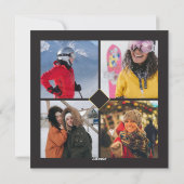 Einzigartige Weihnachtskarte 🎄 Parka Posse Festiv Feiertagskarte (Rückseite)