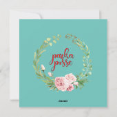 Einzigartige Weihnachtskarte 🎄 Parka Posse Festiv Feiertagskarte (Rückseite)