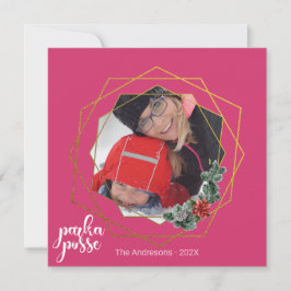 Einzigartige Weihnachtskarte 🎄 Parka Posse Festiv Feiertagskarte