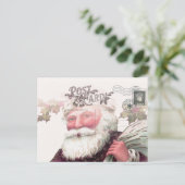 Einzigartige Weihnachtskarte Vintag Postkarte (Stehend Vorderseite)