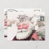 Einzigartige Weihnachtskarte Vintag Postkarte (Vorne/Hinten)