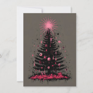 Einzigartige Weihnachtskarten Feiertagskarte