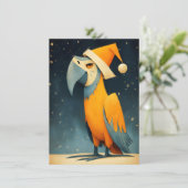 Einzigartige Weihnachtskarten Feiertagskarte (Stehend Vorderseite)