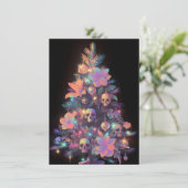 Einzigartige Weihnachtskarten Feiertagskarte (Stehend Vorderseite)