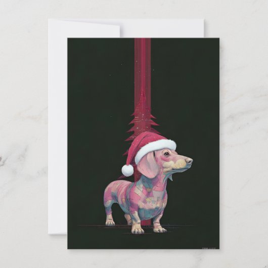 Einzigartige Weihnachtskarten Feiertagskarte (Vorderseite)