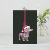 Einzigartige Weihnachtskarten Feiertagskarte (Stehend Vorderseite)