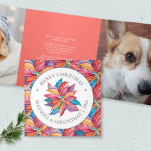 Einzigartige Weihnachtskarten für das Foto