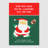 Einzigartige Weihnachtskarten Magnetkarte (Vorderseite)