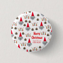 Einzigartige Weihnachtskundengeschenkknöpfe Button