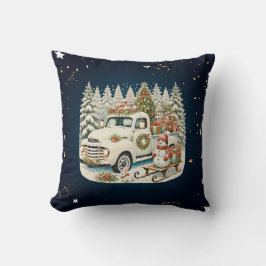 Einzigartige Weihnachtslandschaft Kissen