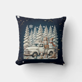 Einzigartige Weihnachtslandschaft Kissen