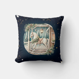 Einzigartige Weihnachtslandschaft Kissen