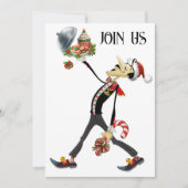 Einzigartige Weihnachtsmeisterserie der Ansammlung Einladung (Vorderseite)