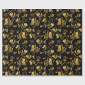 Einzigartige Weihnachtsnachtsbezeichnung und -meld Geschenkpapier (Flach)