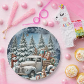 Einzigartige Weihnachtsszenerie Papier Teller (Party)