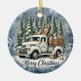 Einzigartige Weihnachtsszenerie Papier Teller Keramik Ornament