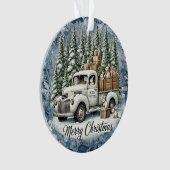 Einzigartige Weihnachtsszenerie Papier Teller Ornament (Vorderseite)