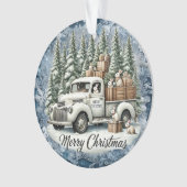 Einzigartige Weihnachtsszenerie Papier Teller Ornament (Vorderseite)