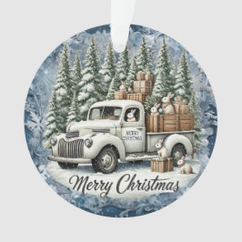 Einzigartige Weihnachtsszenerie Papier Teller Ornament