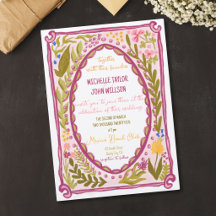 Einzigartige whimsical florale skurrile Doodle-Han