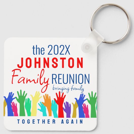 Einzigartige Wiedersehen-Ideen Schlüsselanhänger (Rückseite)