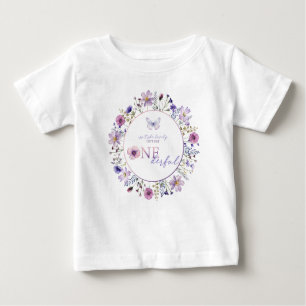 Einzigartige Wildblume Baby T-shirt